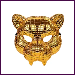 20CM Vip Kunde Gast Chef Maske Golden Boss Leopard Halloween Tiger Erwachsene - Bild 1 von 24