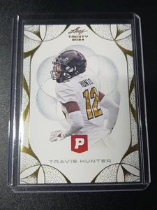 Travis Hunter - Leaf Trinity Pristine Football 2024 - Jaguars - Gold - Bild 1 von 2