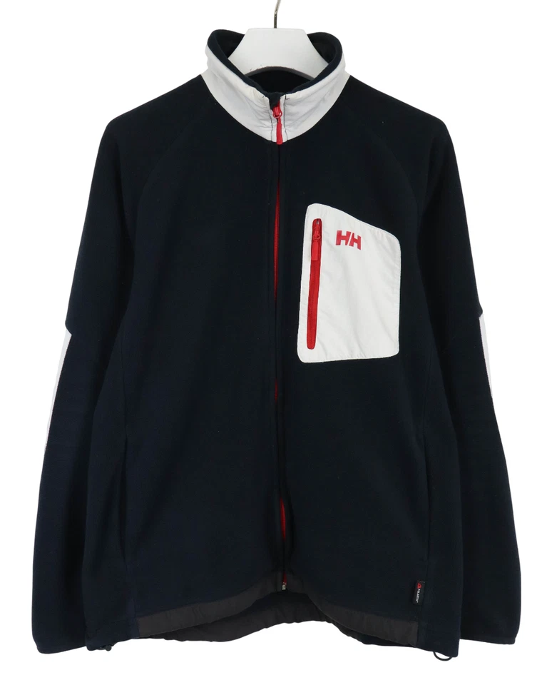 Sudadera Helly Hansen Hombre 2XLARGE Azul Oscuro Cuello Alto Logo Cremallera Completa Vellón Foto 1 de 4