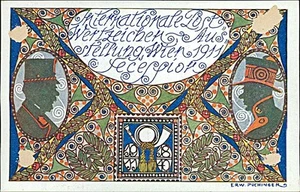 Ansichtskarte siehe Fotos Wien 1911 Internationale Postwertzeichen-Ausstel 90912 - Bild 1 von 2