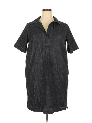 Ralph Lauren Black Label Women Gray Casual Dress 2X Plus - Image 1 of 2