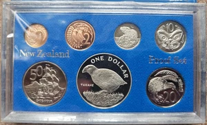 Juego de monedas de prueba de Nueva Zelanda 1982 - Imagen 1 de 4