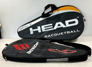 HEAD & Ektelon Racquetball Racquet Coverbag Bag Carrying Case Lot - Bundle Of 2 - Picture 1 of 3