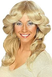 Smiffys 70s Flick Wig, Long, Wavy and Layered, condition new but scruffy box - Picture 1 of 1