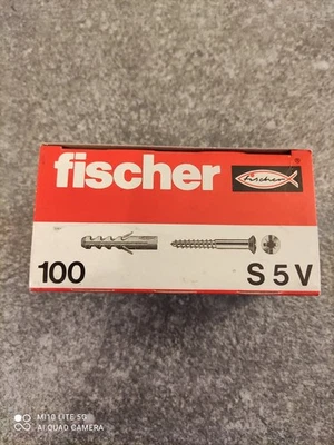 Fischer Tasselli S con vite per mattoni pieni,calcestruzzi,forati S5V CM25 - Immagine 1 di 4