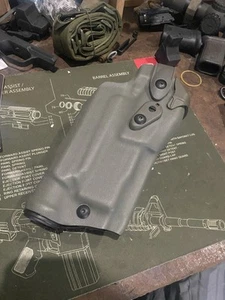 Safariland 6360RDS-7502 Surefire X300 QLS Level3 SIG P320 P320RX M17 OD GREEN RH - Picture 1 of 4