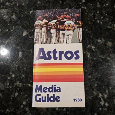 1980 MLB Houston Astros media guide  NLCS Feat Cedeno Morgan  Ryan BASEBALL - Image 1 of 4