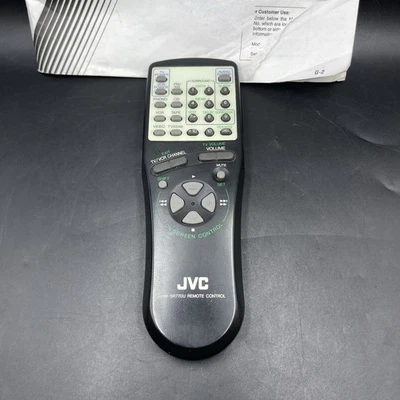 JVC Remote Control For RX-718VBK OR RX-770VBK Receiver Good Consition W/ Manual - Image 1 of 4