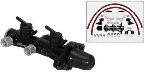 Wilwood Tandem Remote Master Cylinder - 1in Bore Black - 260-14243-BK - Picture 1 of 5