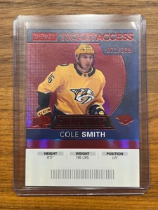 2020-21 Upper Deck Credentials Red #53 Cole Smith - Nashville Predators /199 - Bild 1 von 2