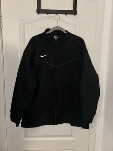 Nike Essentials fleece lined jacket men’s size XXL Black - Picture 1 of 10