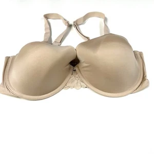 Maidenform 34D One Fab Fit Full Coverage Bra Solid Beige Underwire #0123 - Picture 1 of 13