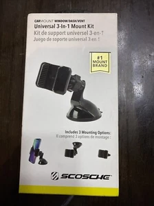SCOSCHE Universal Car Mount for Smartphones Black - Zdjęcie 1 z 4