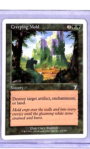 2001 MTG Magic The Gathering Core 7th Edition #236 Creeping Mold Green Card - Picture 1 of 3