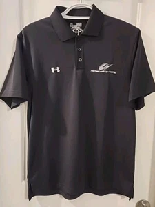 Camisa polo negra emitida por Michael Waltrip Racing M Team NASCAR Racing Under Armor - Imagen 1 de 6