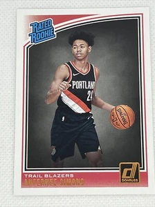 2018-19 Donruss Anfernee Simons RATED ROOKIE RC #186 Portland Trail Blazers - Bild 1 von 2