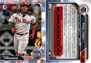 Maikel Franco 2019 Bowman Baseball Card 47  Philadelphia Phillies