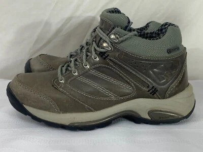 NEW BALANCE 1569 ~ женщин 5,5 ~ серо-серый кожаный шнурует вверх туристические ботинки туристов - Изображение 1 из 4