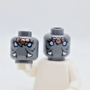 HEAD -DUAL Mammoth Tusks Stern Pedants Maula Chima 70145 LEGO® Minifigure Part - Picture 1 of 1