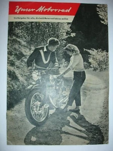 NSU Unser Motorrad,Ein Ratgeber für alle,die bald Motorrad original von 1955 - Bild 1 von 4