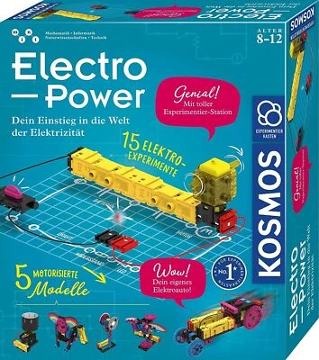 KOSMOS 620707 Electro Power, Technik Experimentierkasten für Kinder ab 8 Jahre - Bild 1 von 4