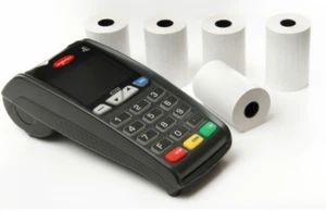 50 Stück EC-Thermorollen  Bonrolle Thermopapier 48g/m² Ec-Rolle 57x12mm 15Meter - Bild 1 von 1
