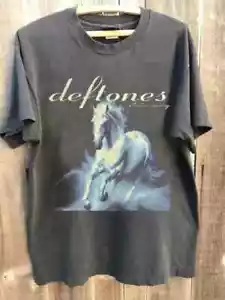 Deftones WHITE PONY Vintage Style Unisex Charcoal T-Shirt S-5XL - Picture 1 of 6