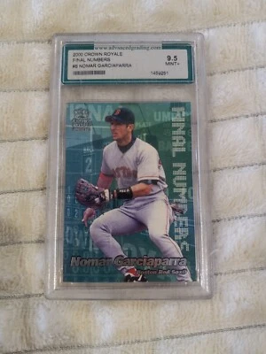 Nomar Garciapara 2000 Crown Royale números finales #5 clasificación AGS 9,5 L como nuevo Foto 1 de 2