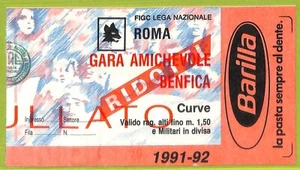 C2708- Vecchio BIGLIETTO PARTITA CALCIO 1991-1992 ROMA - Picture 1 of 1