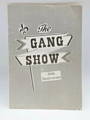 1978 South West Cheshire Boy Scouts Gang Show Programme 40th anniversary - Image 1 of 4