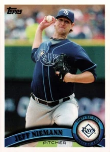 2011 Topps Baseball #579 - Jeff Niemann - Tampa Bay Rays (3298) - Bild 1 von 2