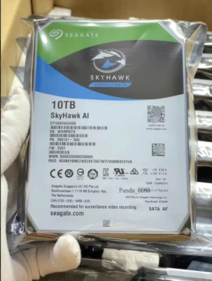 Seagate SkyHawk AI 10TB SATA 6.0Gb/s 3.5" Internal Hard Drive ST10000VE0008 HDD - Image 1 of 4