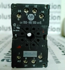 700-HN100 SER B 8-PIN TUBE RELAY BASE SOCKET *QUANTITY!! - Picture 1 of 1