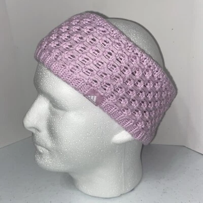 adidas Women's Crestline Knit Fleece Lined Headband Orchid Fusion Purple NWT - Image 1 of 4