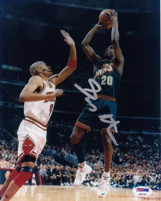 Gary Payton #1  8x10 Signed Photo W/PSA DNA Seattle Supersonics 091618 - Image 1 of 2