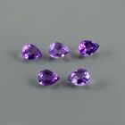 Exquisite 6X8mm Pear Cut Natural Amethyst Gemstone for Stunning Jewelry Creation
