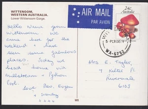 Tarjeta postal 24c Fungi Wittenoon CD (cerrado 2007) LOWER GORGE Australia Occidental  - Imagen 1 de 3