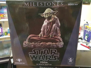 STAR WARS YODA RETURN OF THE JEDI - MILESTONES STATUE DIAMOND SELECT TOYS - Foto 1 di 1
