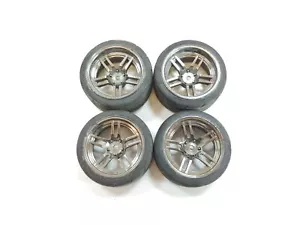 Traxxas 4-Tec 2.0 1.9" Response Front & Rear Pre-Mounted Tires Black Chrome - Picture 1 of 6