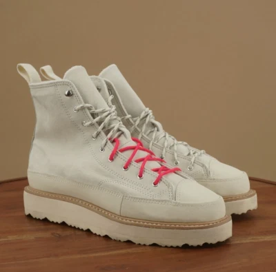 Converse Crafted Hi Top Boots Sz 10 Women / 8.5 Men Egret Natural Ivory 173212C - Image 1 of 4