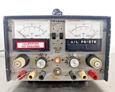 Trygon DL40-1 Dual Lab Supply 0 to 20 V @ 1 A, 0 to 40 V @ 0.5 A - Image 1 of 4