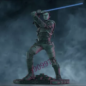 Cal Kestis Star War Jedi Impresión 3D Figura Sin Pintar Modelo GK Kit en Blanco Nuevo - Imagen 1 de 6