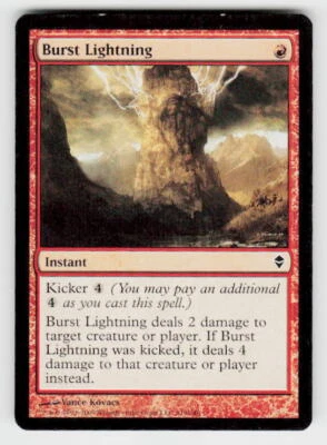 Zendikar #119 Burst Lightning - Image 1 of 2