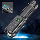 990000lm Rechargeable Led Tactical Flashlight Police Super Bright Torch Zoomable