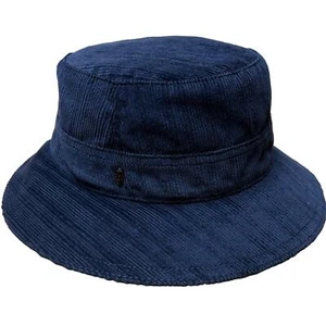 NWT Helen Kaminski Deep Ocean Navy Blue Luther Velvetty Cotton Bucket Hat - Picture 1 of 10