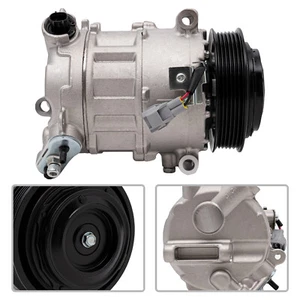 A/C Compressor and Clutch W/ 6-Groove Pulley For Dodge Dart 2013-2016 Sedan L4 - Foto 1 di 14