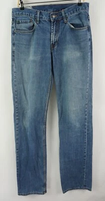 Stetson Western Men's 34 x 40 Medium Blue Straight Leg Mid Rise Zipper Fly Jeans - Image 1 of 4