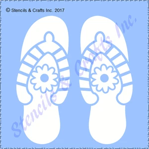 PLANTILLA DE 5" CHANCLAS COSTERA NÁUTICA PLAYA MAR MARINO HAZLO TÚ MISMO OCÉANO NUEVO - Imagen 1 de 1
