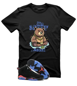 Gildan Shirt Mens Large Black Short Sleeve Eat Sleep Hustle Dollar Bear Graphic - Picture 1 of 1