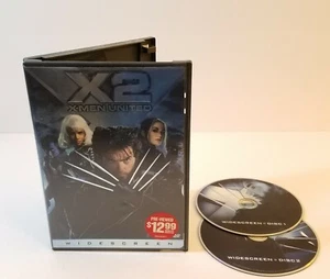 X2: X-Men United DVD 2003 2-Disc Set Widescreen in Vintage Blockbuster Case - Picture 1 of 3